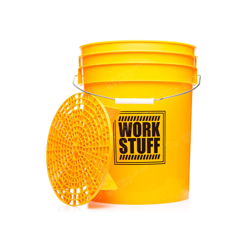 WORK STUFF Detailing Bucket Yellow Wash + Separator - wiadro do mycia