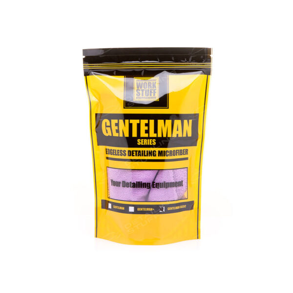 WORK STUFF Gentleman Basic Purple - delikatna mikrofibra bez obszycia